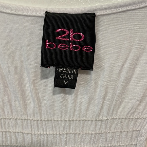 2b bebe Racerback Dressy Tank Top w/ Sequins - Picture 4 of 5